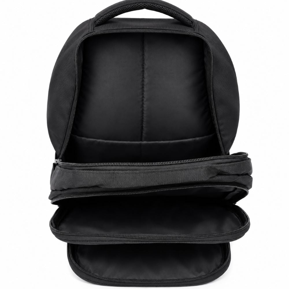 Waterproof Multi-Compartment Laptop Backpack – Black, Navy Blue & Grey | 18" Travel, School & Business Backpack