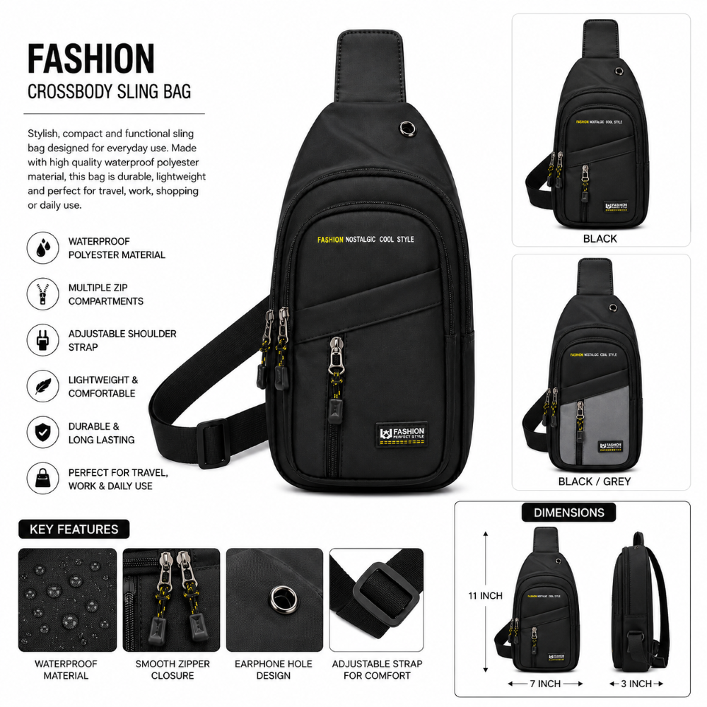 FASHION Crossbody Sling Bag