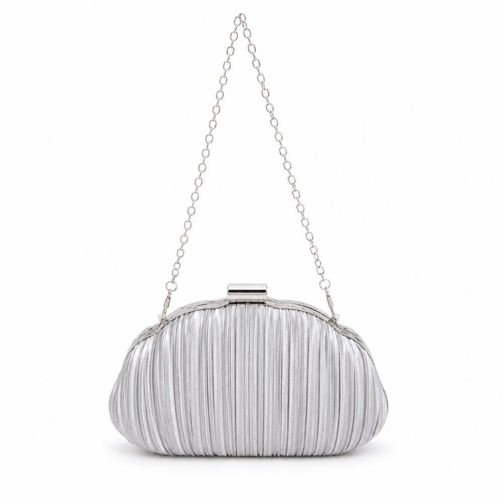 Satin Luxury Shell Clutch Evening Purse