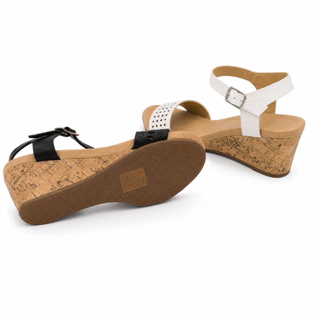 Comfort Cork Wedge Sandals