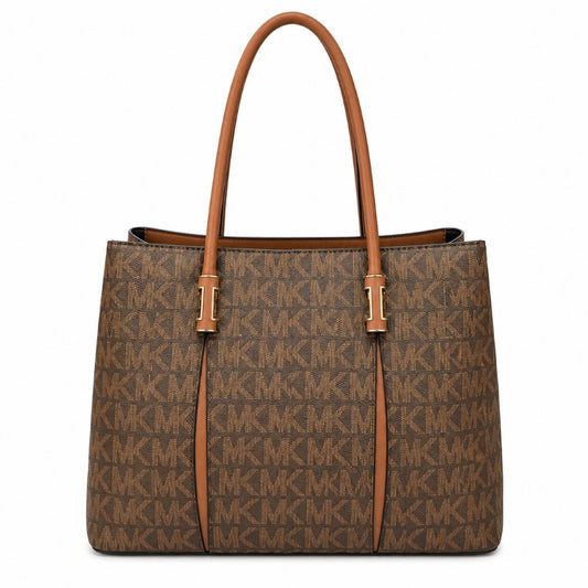 Classic Monogram Tote Bag with Adjustable Crossbody Strap