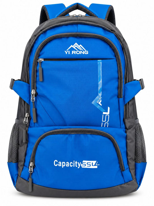 55L Large Capacity Travel Backpack – 4 Compartments, Laptop Pocket & Padded Shoulder Straps