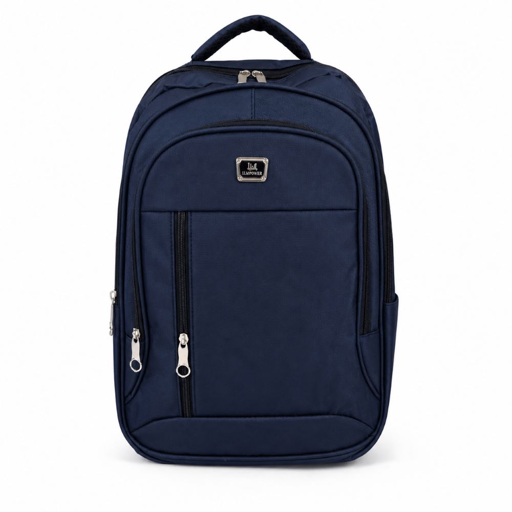 Waterproof Multi-Compartment Laptop Backpack – Black, Navy Blue & Grey | 18" Travel, School & Business Backpack