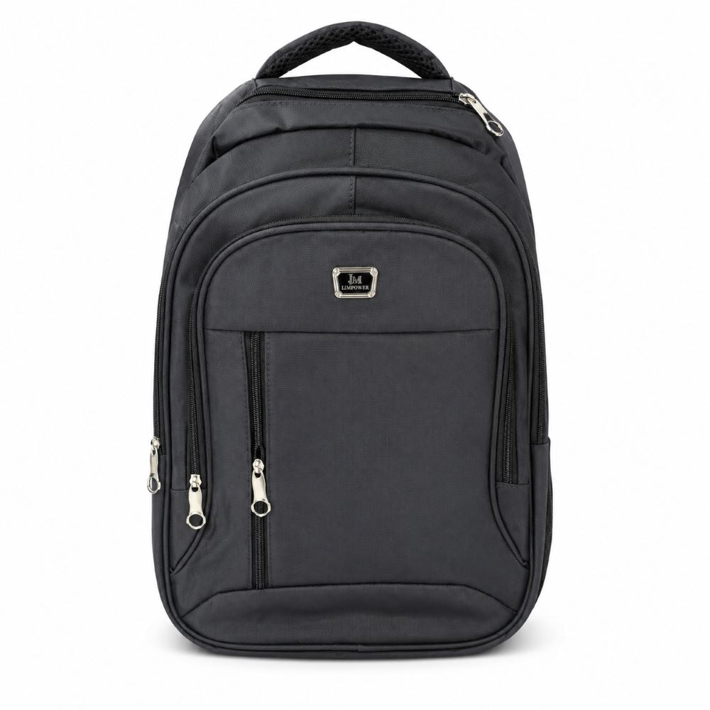 Waterproof Multi-Compartment Laptop Backpack – Black, Navy Blue & Grey | 18" Travel, School & Business Backpack