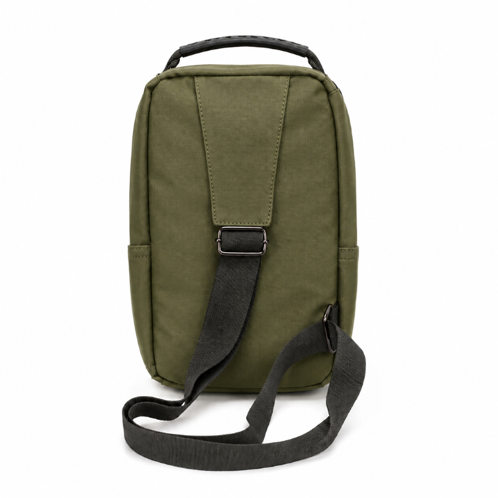 Compact Multi-Zip Crossbody Sling Bag – Lightweight Travel & Everyday Bag