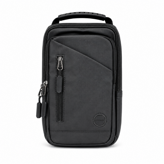 Compact Multi-Zip Crossbody Sling Bag – Lightweight Travel & Everyday Bag