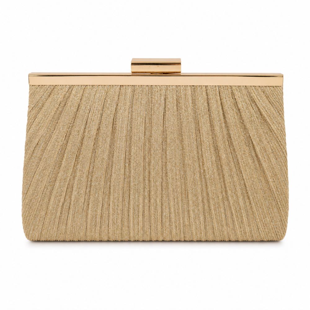 KRASCEVA Shimmer Evening Clutch Bag with Chain Strap