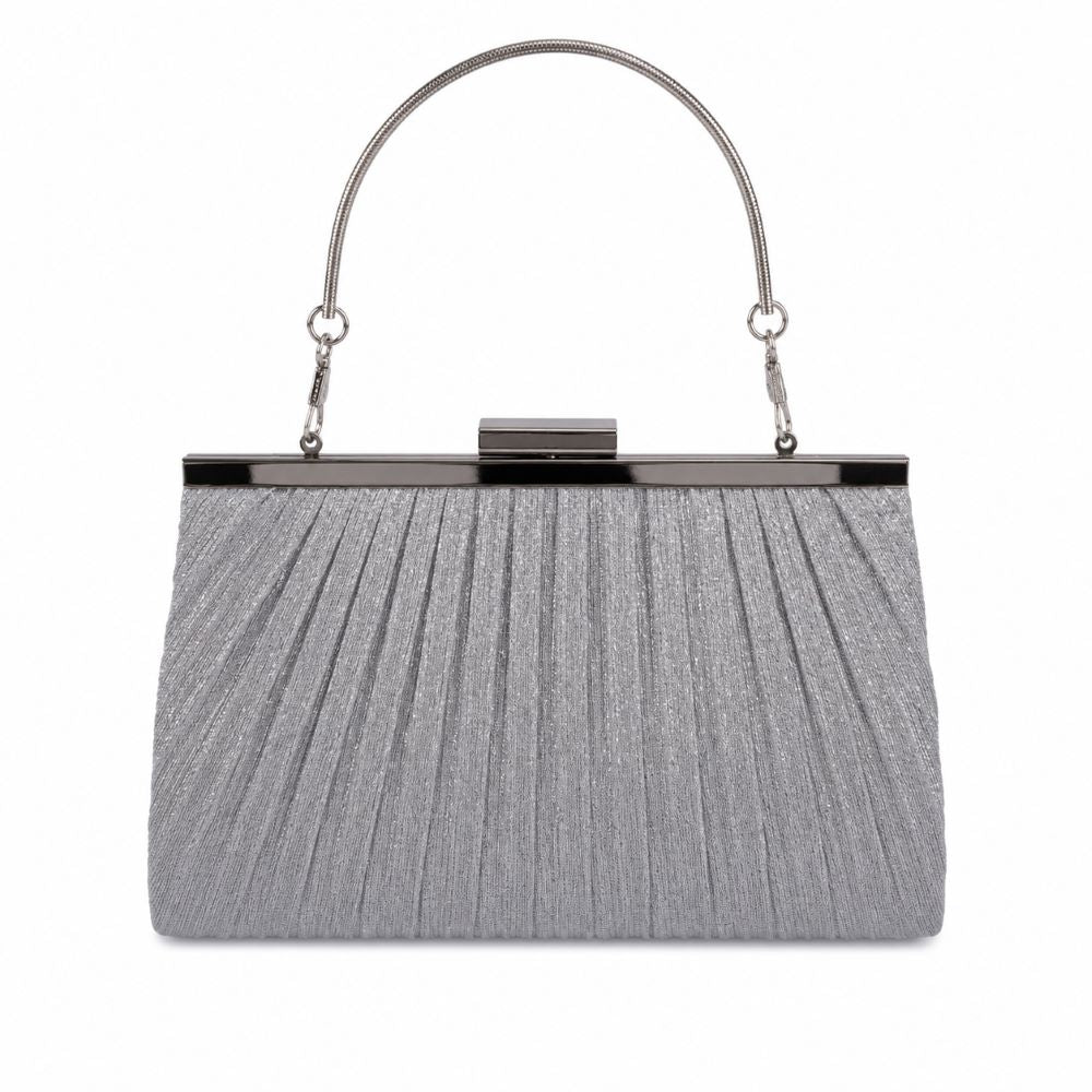 KRASCEVA Shimmer Evening Clutch Bag with Chain Strap