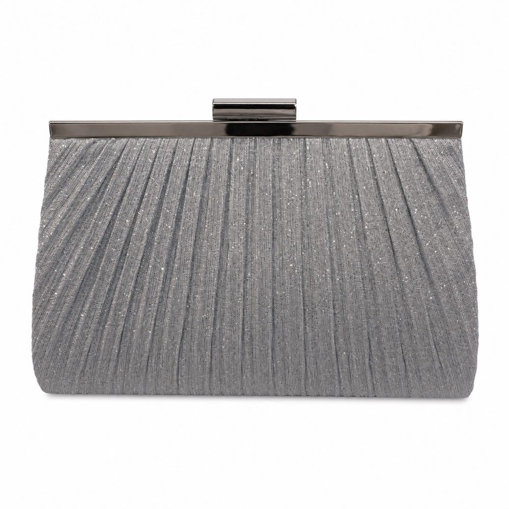 KRASCEVA Shimmer Evening Clutch Bag with Chain Strap