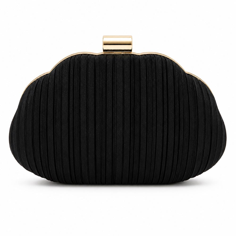 Satin Luxury Shell Clutch Evening Purse