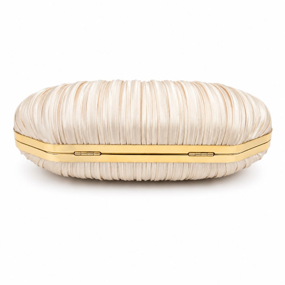 Satin Luxury Shell Clutch Evening Purse