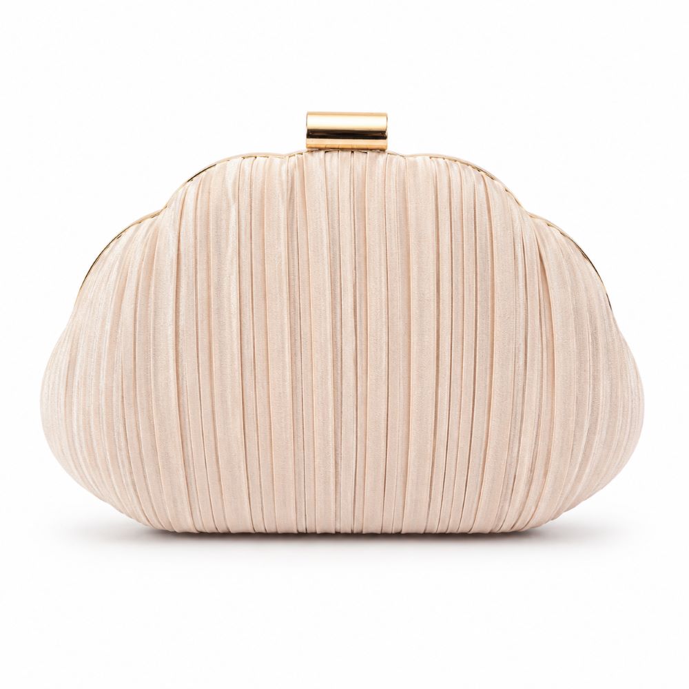 Satin Luxury Shell Clutch Evening Purse