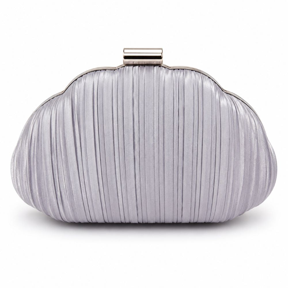 Satin Luxury Shell Clutch Evening Purse