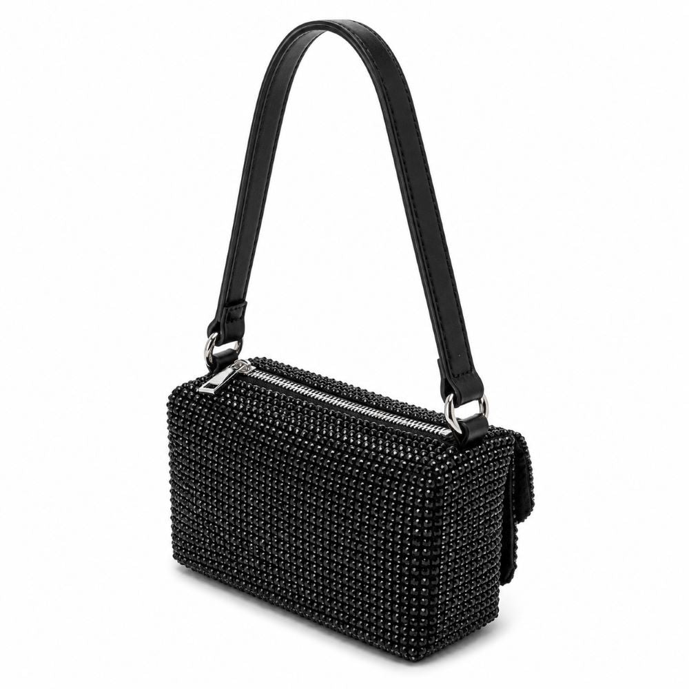 Krasceva Crystal Bow Mini Shoulder Bag