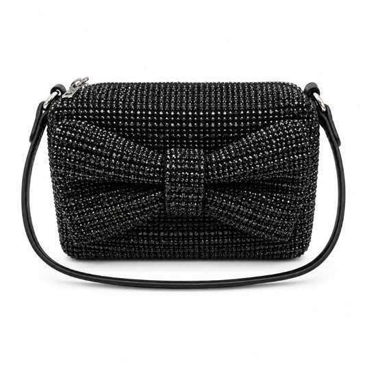 Krasceva Crystal Bow Mini Shoulder Bag