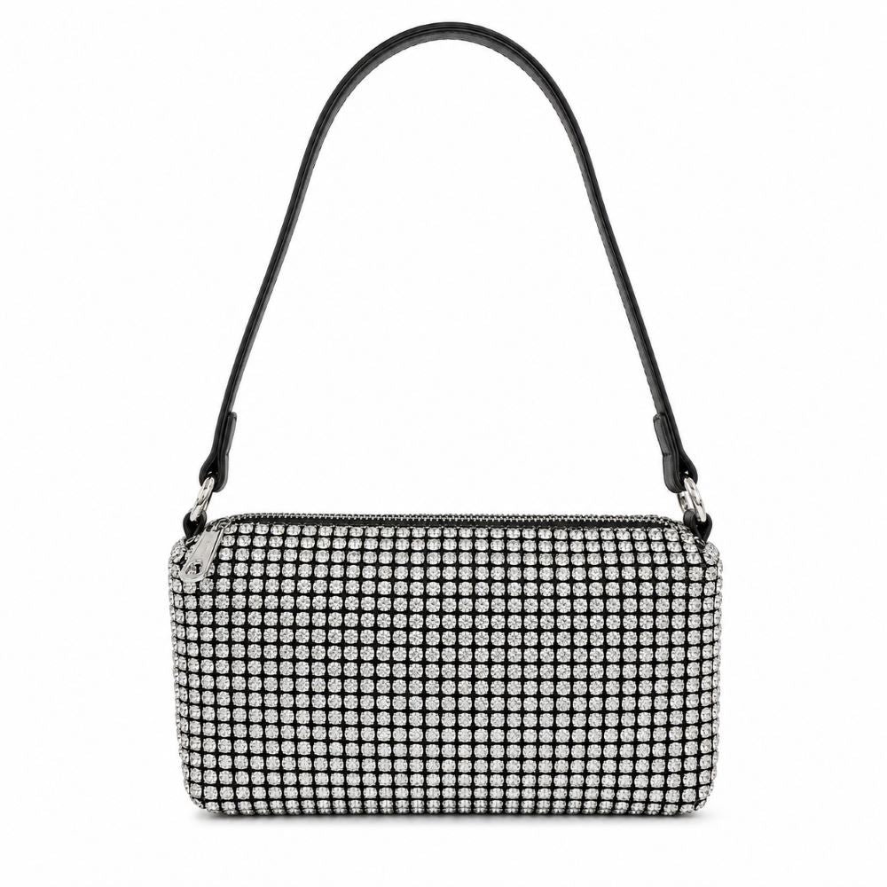 Krasceva Crystal Bow Mini Shoulder Bag