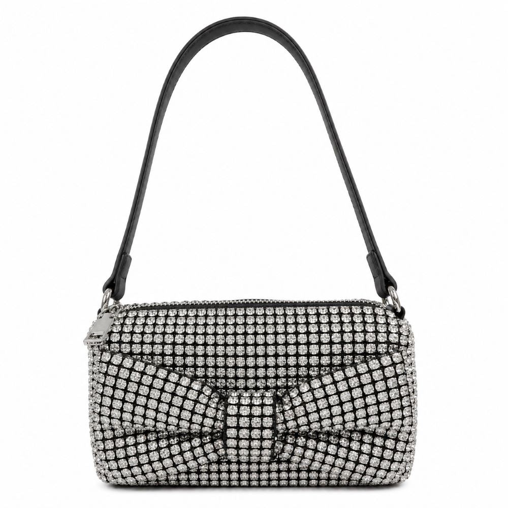 Krasceva Crystal Bow Mini Shoulder Bag