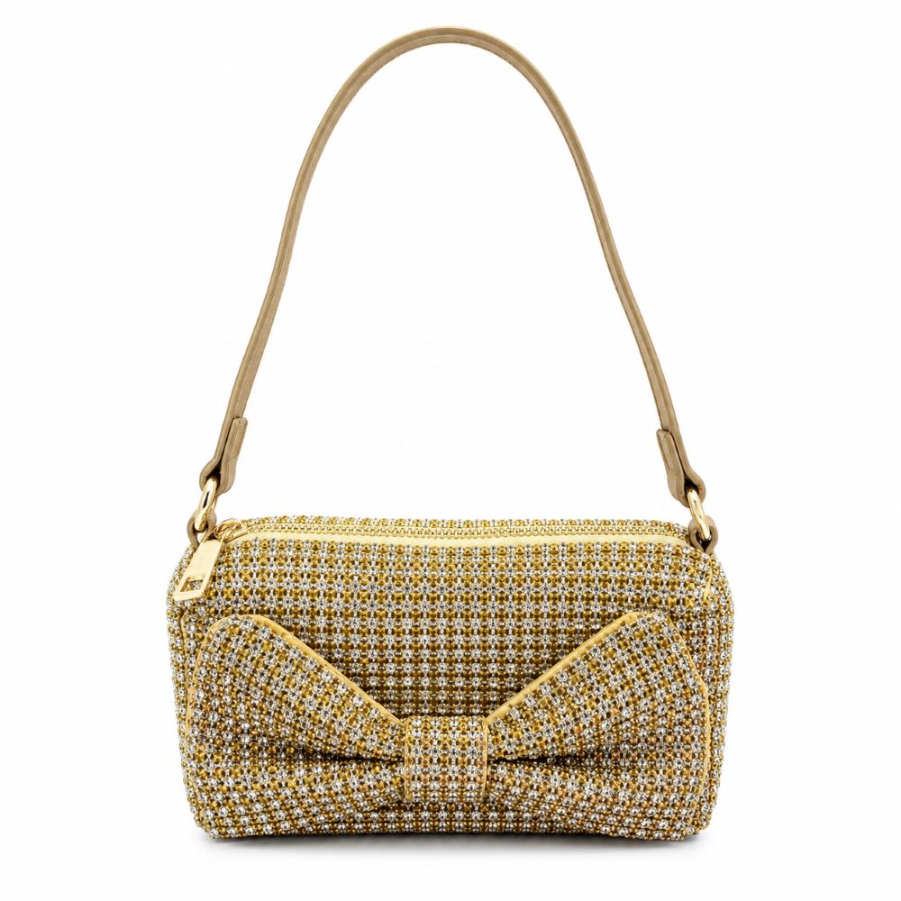 Krasceva Crystal Bow Mini Shoulder Bag