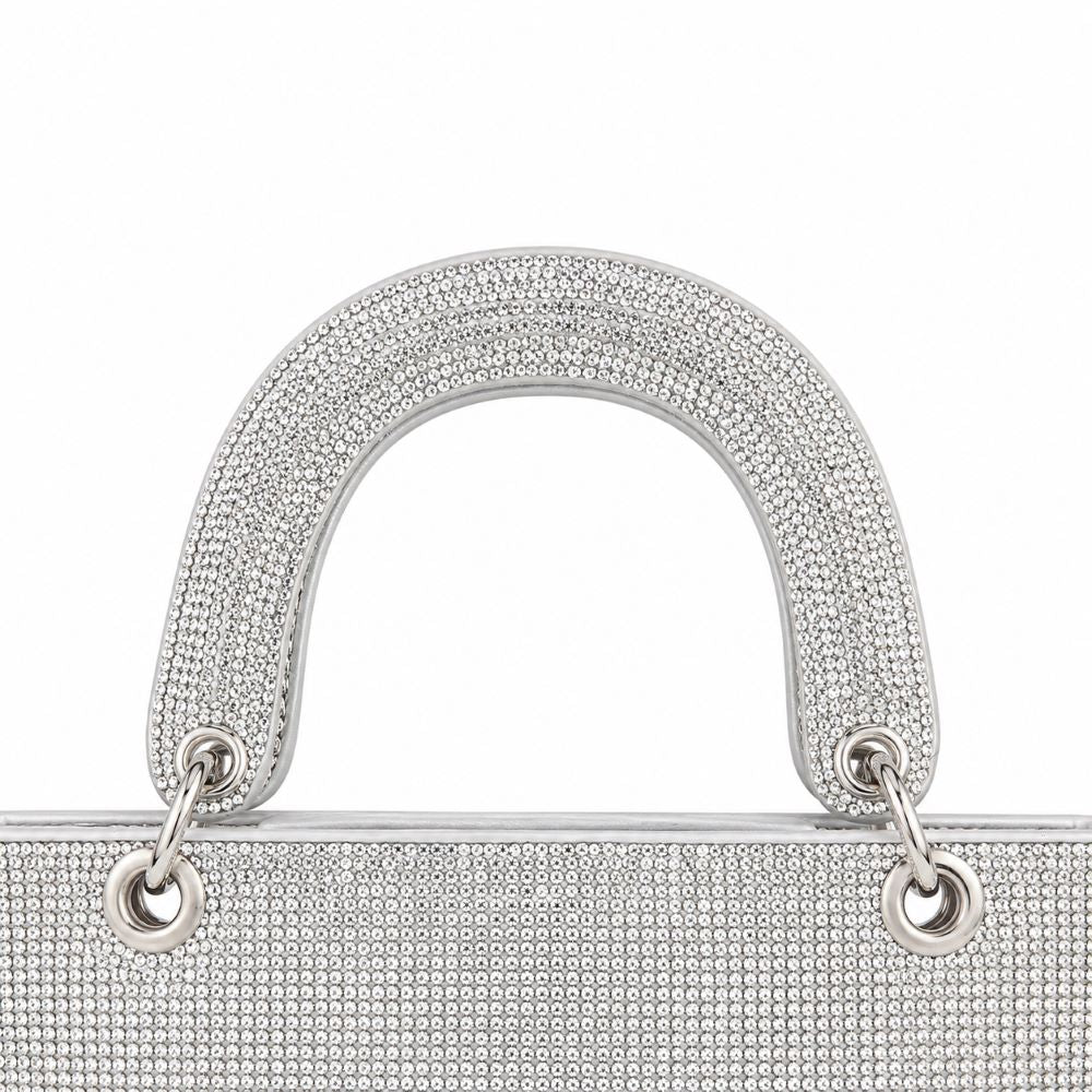 Luxury Rhinestone Evening Handbag with Chain Strap