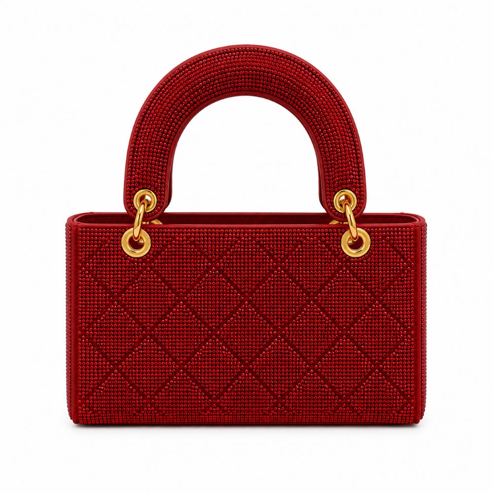 Luxury Rhinestone Evening Handbag with Chain Strap