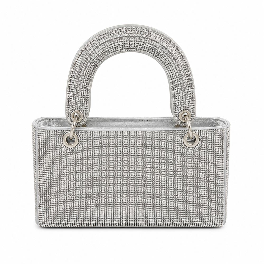 Luxury Rhinestone Evening Handbag with Chain Strap