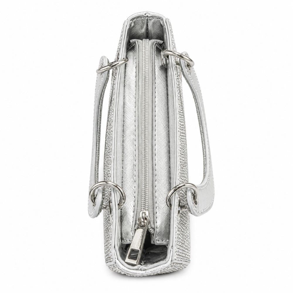 Luxury Rhinestone Evening Handbag with Chain Strap