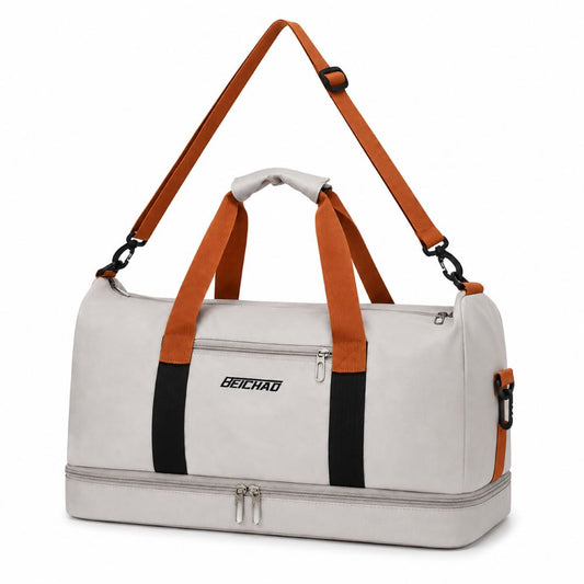 Travel Duffle Bag with Shoe Compartment