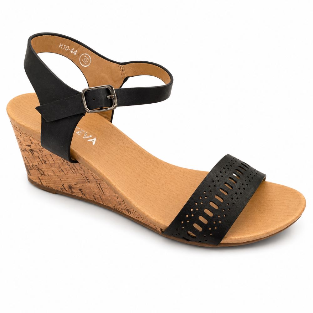 Comfort Cork Wedge Sandals