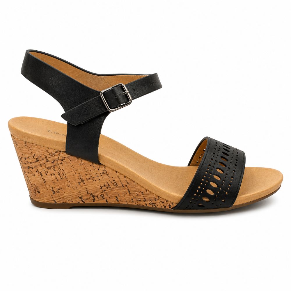 Comfort Cork Wedge Sandals
