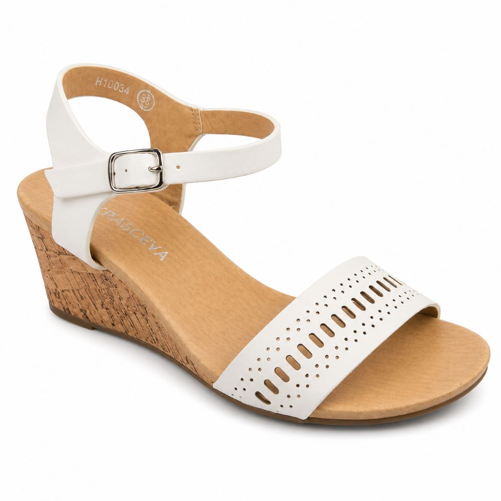 Comfort Cork Wedge Sandals