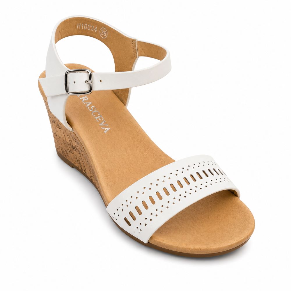 Comfort Cork Wedge Sandals