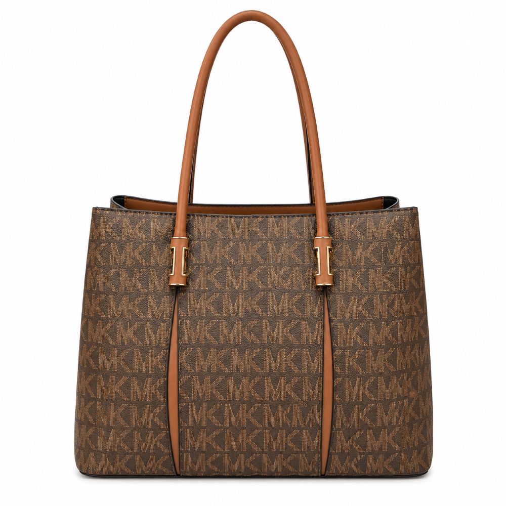 Classic Monogram Tote Bag with Adjustable Crossbody Strap