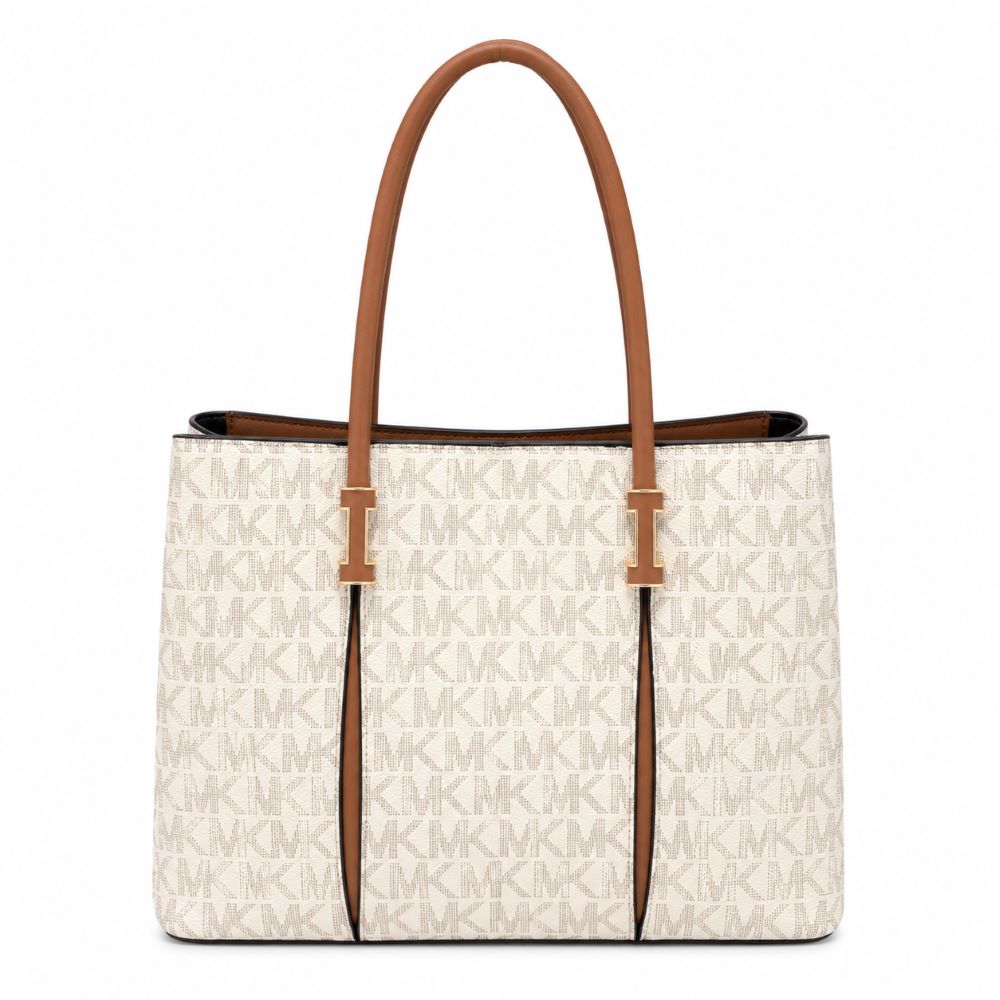 Classic Monogram Tote Bag with Adjustable Crossbody Strap