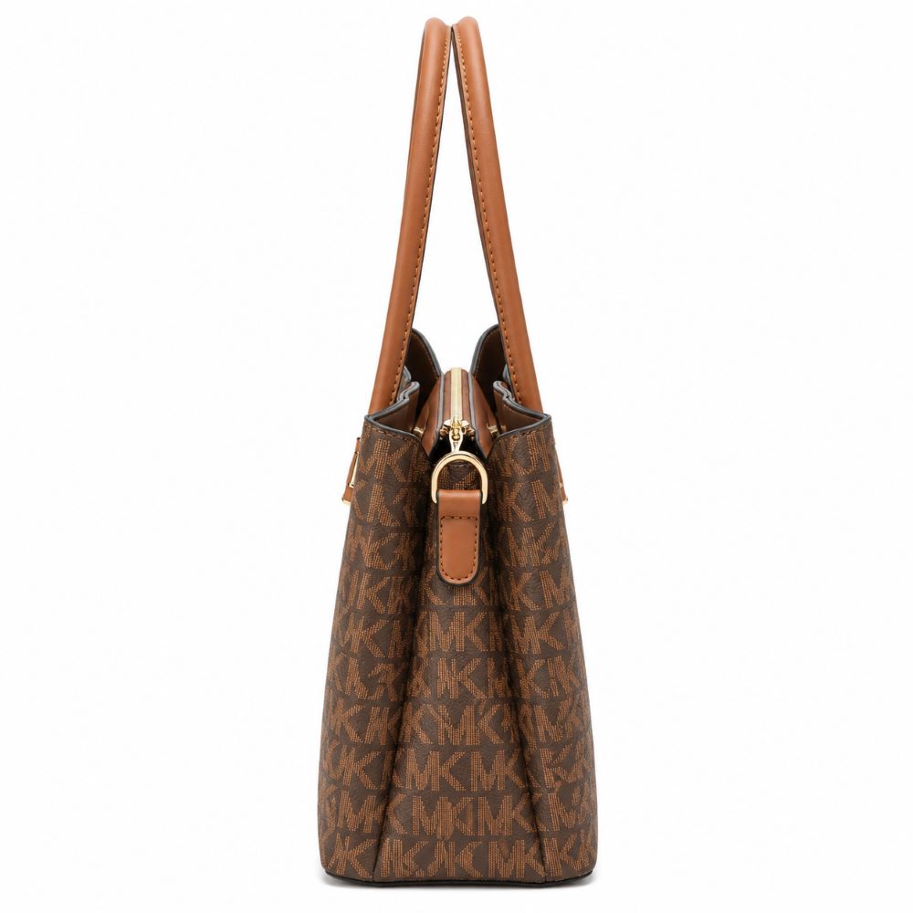 Classic Monogram Tote Bag with Adjustable Crossbody Strap