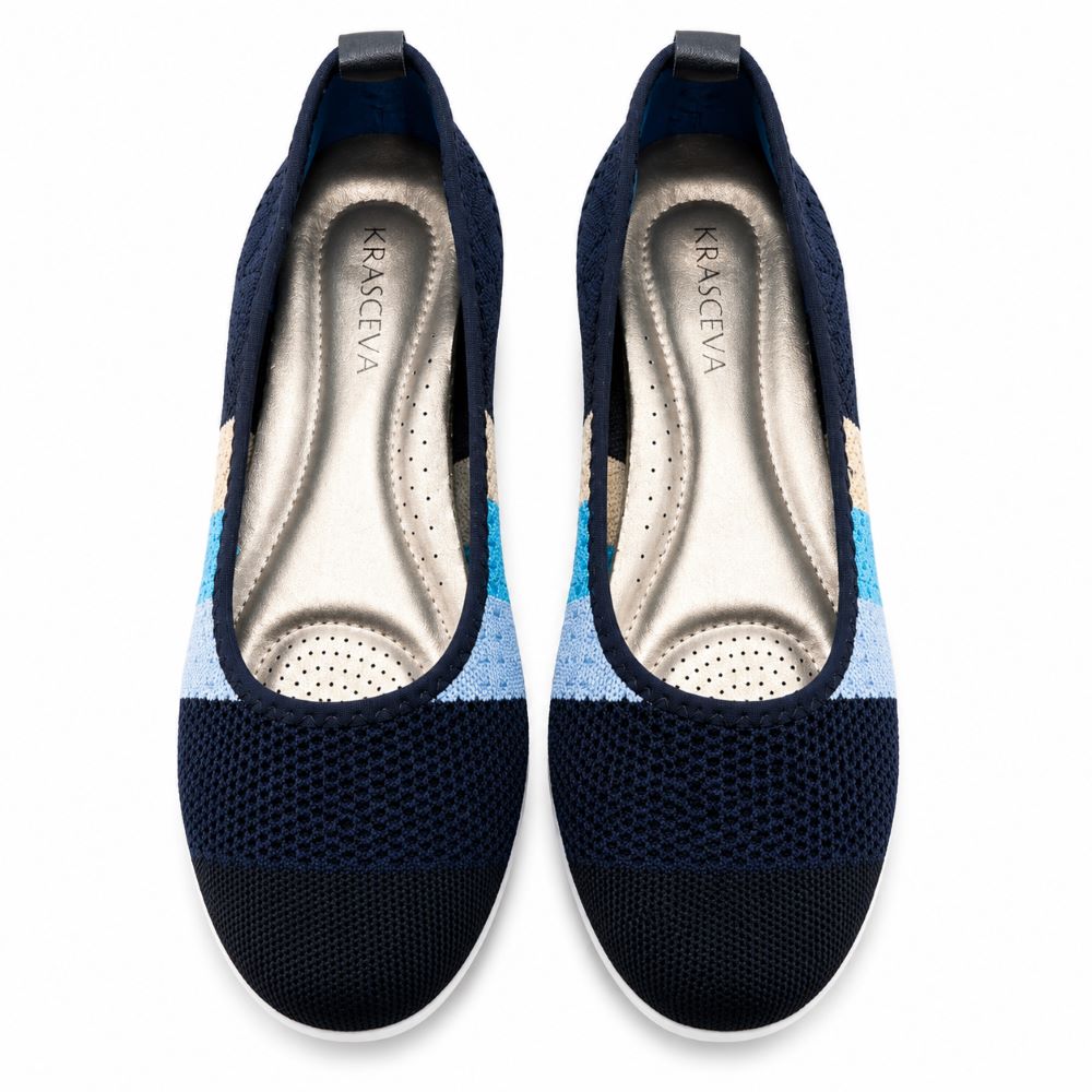 KRASCEVA Flexi Knit Comfort Flats