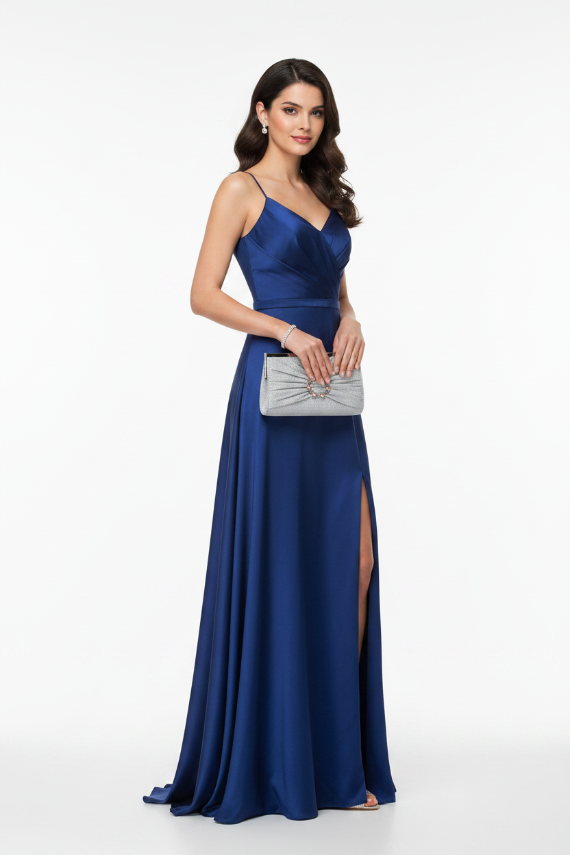 EB015 Silver Clutch - Model Handheld